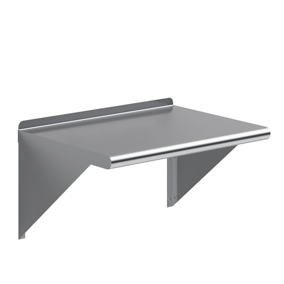 AmGood 18 in. x 24 in. Stainless Steel Wall Shelf | NSF Certified | Appliance & Equipment Metal Shelving | Kitchen, Restaurant, Garage, Laundry, Utility Room