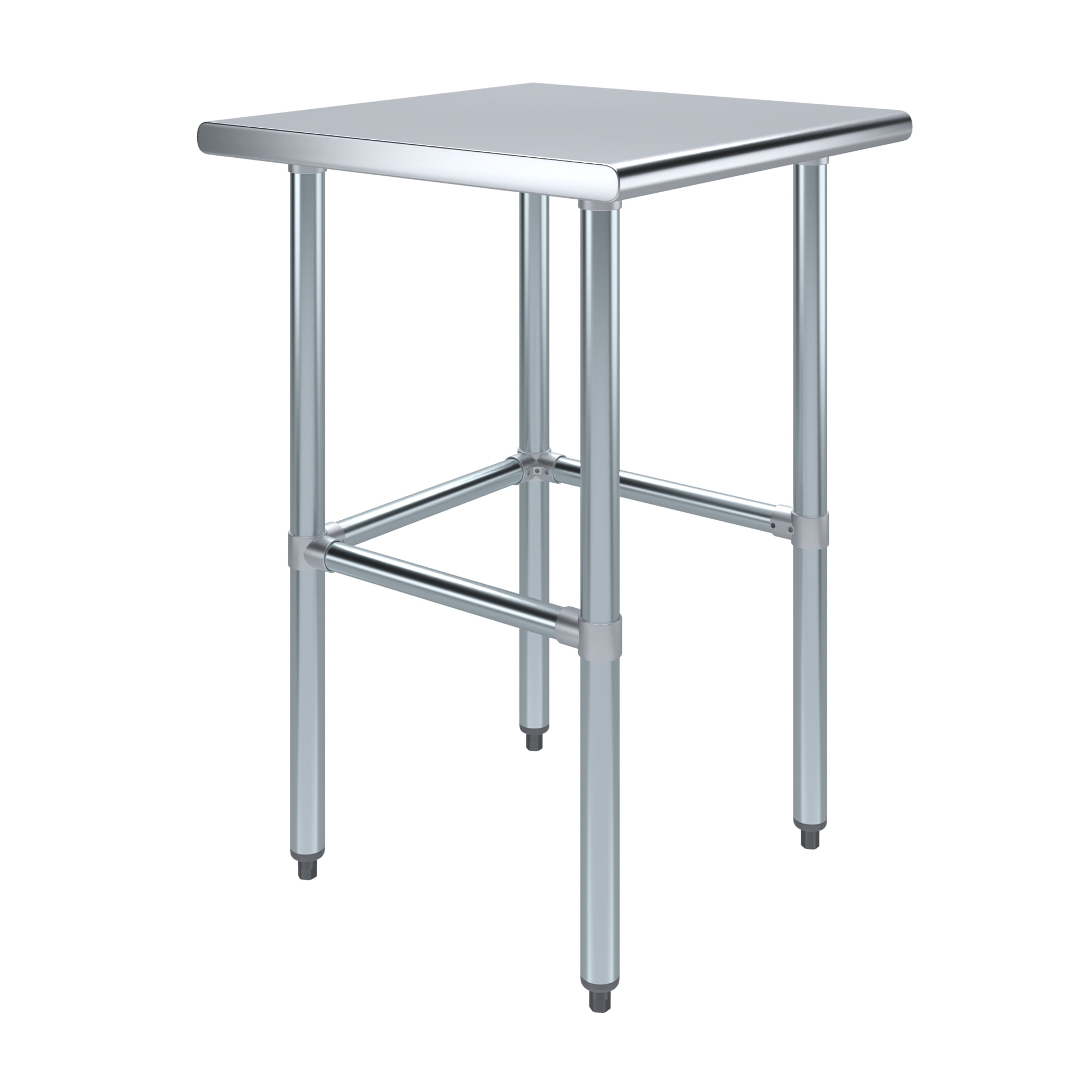 18" Stainless Steel Open Base Utility Work Table