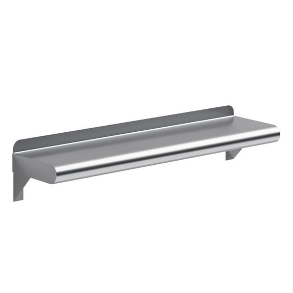AmGood 6 in. x 24 in. Stainless Steel Wall Shelf | NSF Certified | Appliance & Equipment Metal Shelving | Kitchen, Restaurant, Garage, Laundry, Utility Room
