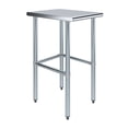 thumbnail image 1 of AmGood 24 in. x 18 in. Open Base Stainless Steel Work Table | Residential & Commercial, 1 of 9