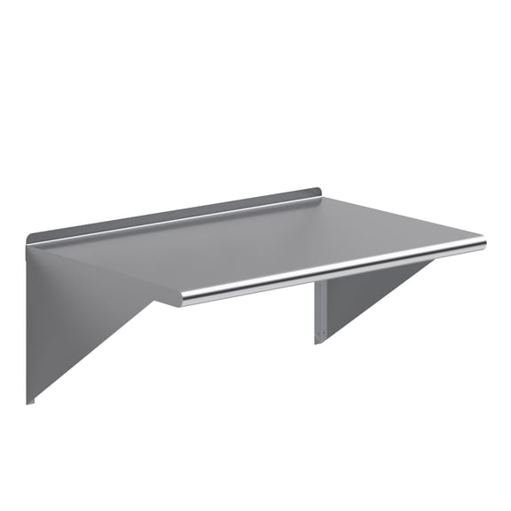 AmGood 24 in. x 36 in. Stainless Steel Wall Shelf | NSF Certified | Appliance & Equipment Metal Shelving | Kitchen, Restaurant, Garage, Laundry, Utility Room