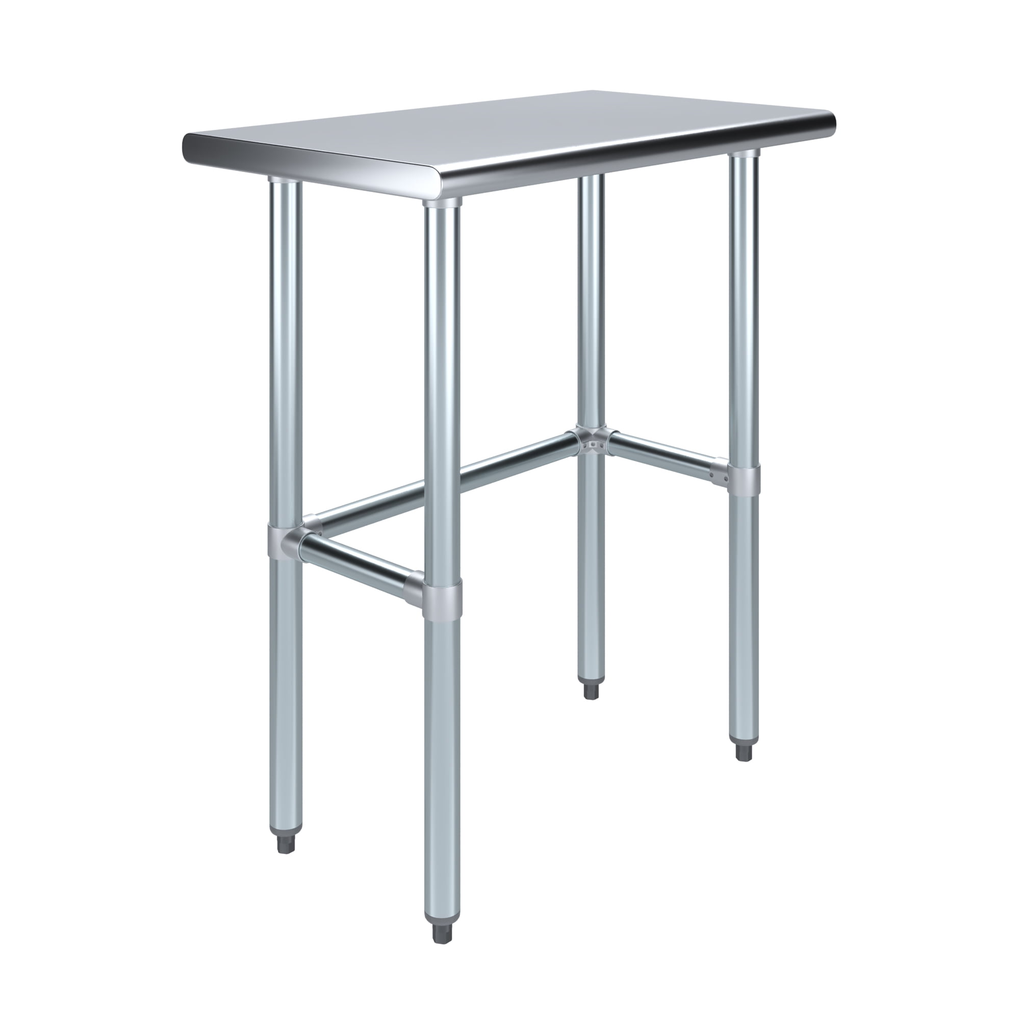 30" Stainless Steel Work Table with Galvanized Steel Legs
