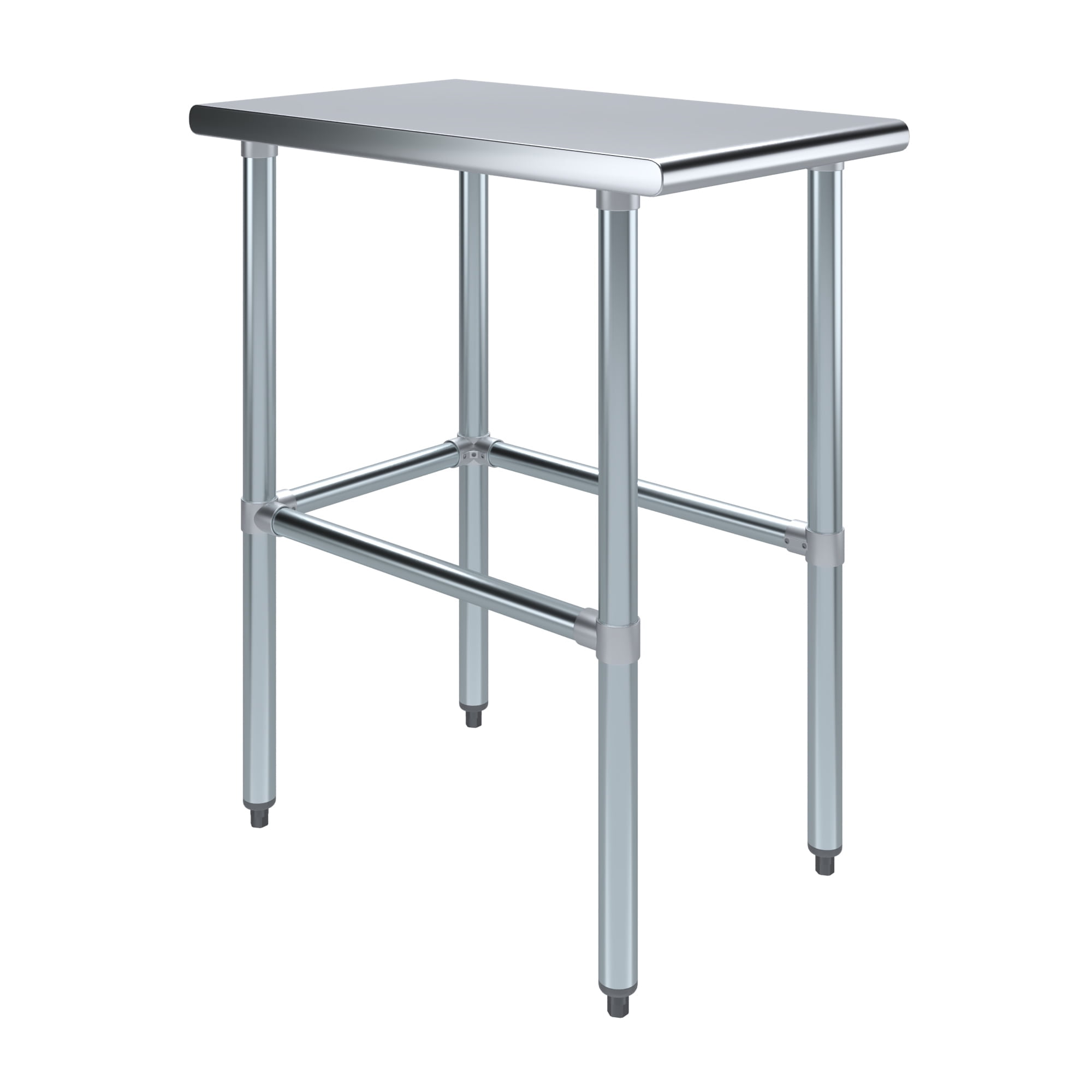 30" Stainless Steel Work Table with Galvanized Steel Legs