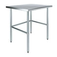thumbnail image 1 of AmGood 30 in. x 36 in. Open Base Stainless Steel Work Table | Residential & Commercial, 1 of 9