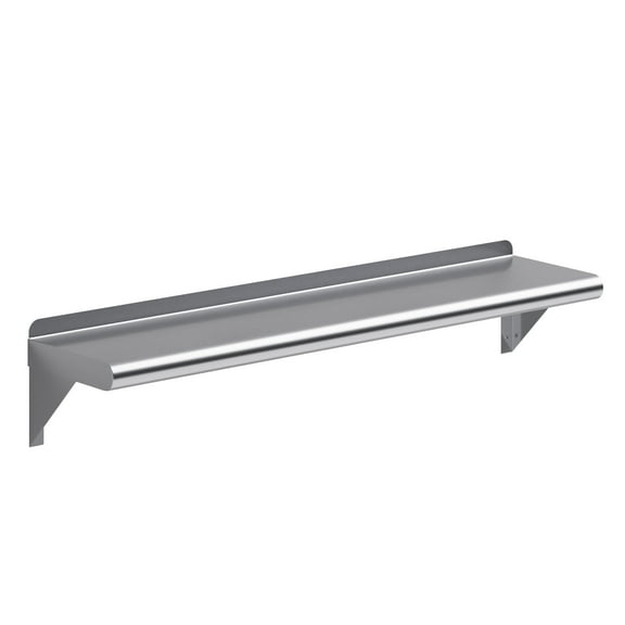 AmGood 8 in. x 36 in. Stainless Steel Wall Shelf | NSF Certified | Appliance & Equipment Metal Shelving | Kitchen, Restaurant, Garage, Laundry, Utility Room