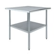 thumbnail image 1 of AmGood 36 in. x 36 in. Stainless Steel Table | Metal Utility Kitchen Prep Work Table | NSF, 1 of 8