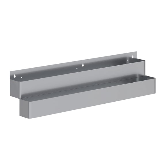 AmGood 42 in. Double Tier Stainless Steel Speed Rail Rack for Commercial Bars, NSF