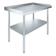 thumbnail image 1 of AmGood 48" Long x 30" Deep Commercial Work Table with Backsplash and Sidesplashes | Stainless Steel Prep Table for Kitchen, Restaurant, Garage, Laundry | NSF, 1 of 6