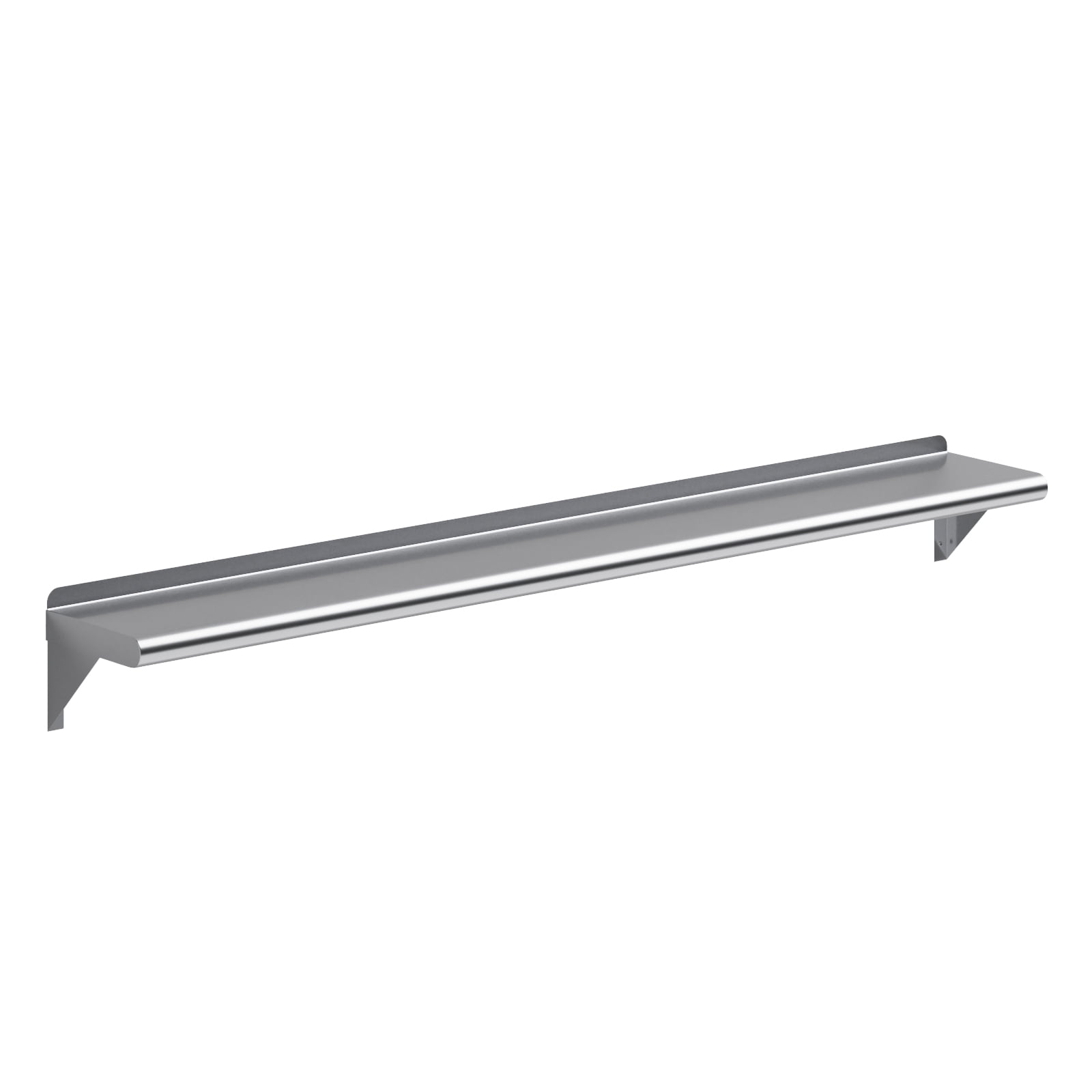 AmGood 8 in. x 60 in. Stainless Steel Wall Shelf | NSF Certified | Appliance & Equipment Metal Shelving | Kitchen, Restaurant, Garage, Laundry, Utility Room