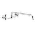 thumbnail image 1 of AmGood Commercial Sink Faucet with Swivel Spout 14" | 8" Center | Wall Mount | NSF, 1 of 4