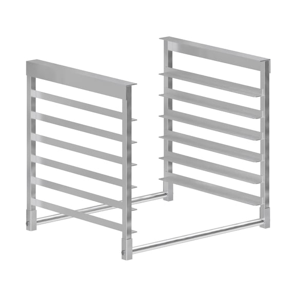 AmGood Under Table-Mounted Aluminum 6 Tier Sheet Pan / Bun Pan Rack. NSF