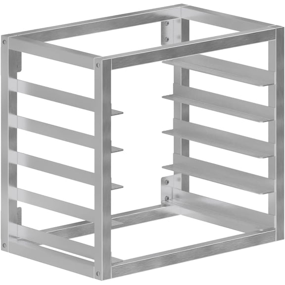 AmGood Wall Mounted Sheet Bun Pan Rack 21 x 13 x 18 | Fits 5 Pans | Aluminium | NSF