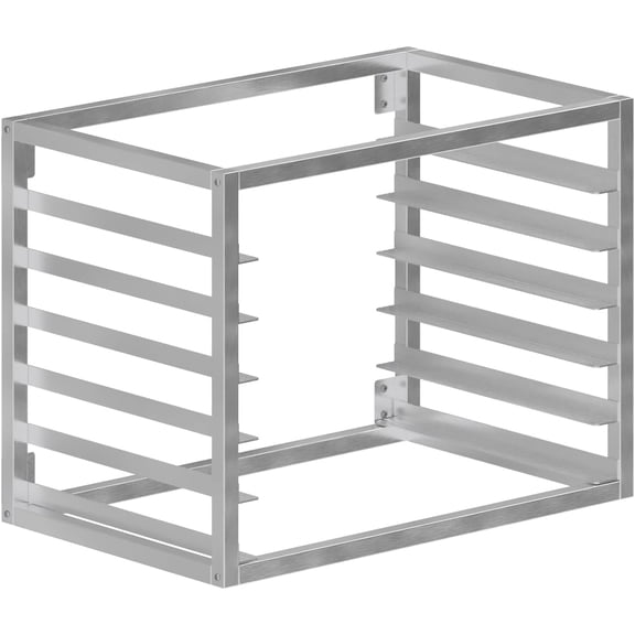AmGood Wall Mounted Sheet/Bun Pan Rack - 28" x 18" x 21". Fits 6 Full-Size Sheet Pans. NSF