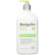 AmLactin Alpha-Hydroxy Therapy Moisturizing Body Lotion for Dry Skin, 20 Ounces