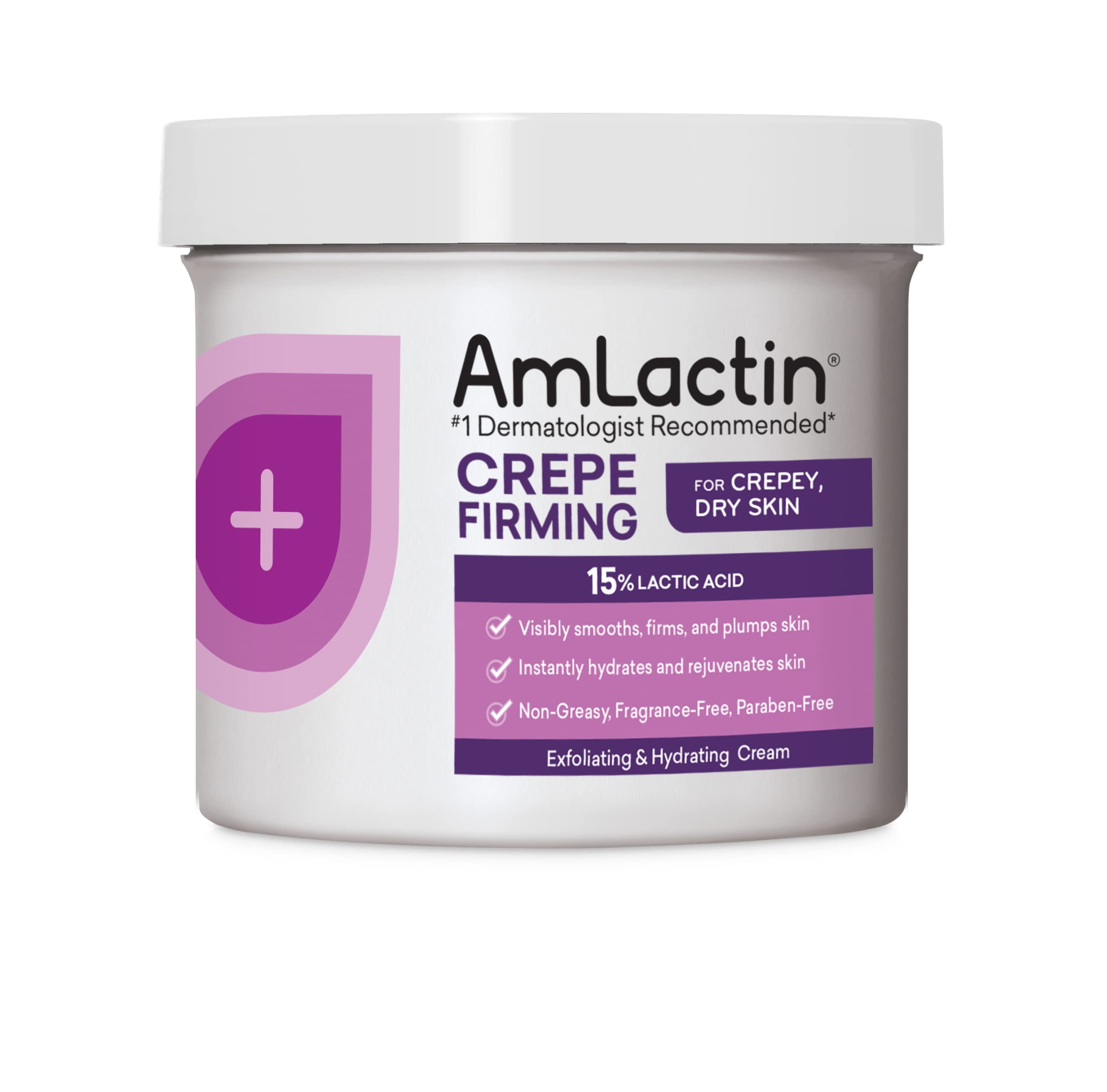 AmLactin Crepe Firming Cream 12 oz Body Cream with 15 Lactic Acid