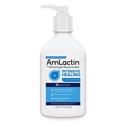 AmLactin Intensive Healing Body Lotion for Dry Skin 14.1 oz Pump