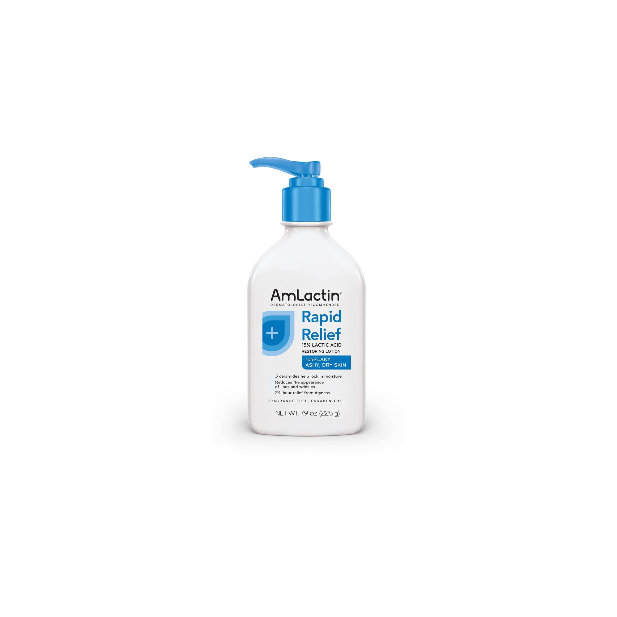 AmLactin Rapid Relief Restoring Body Lotion With Ceramides, Moisturizing Lotion for Dry Skin