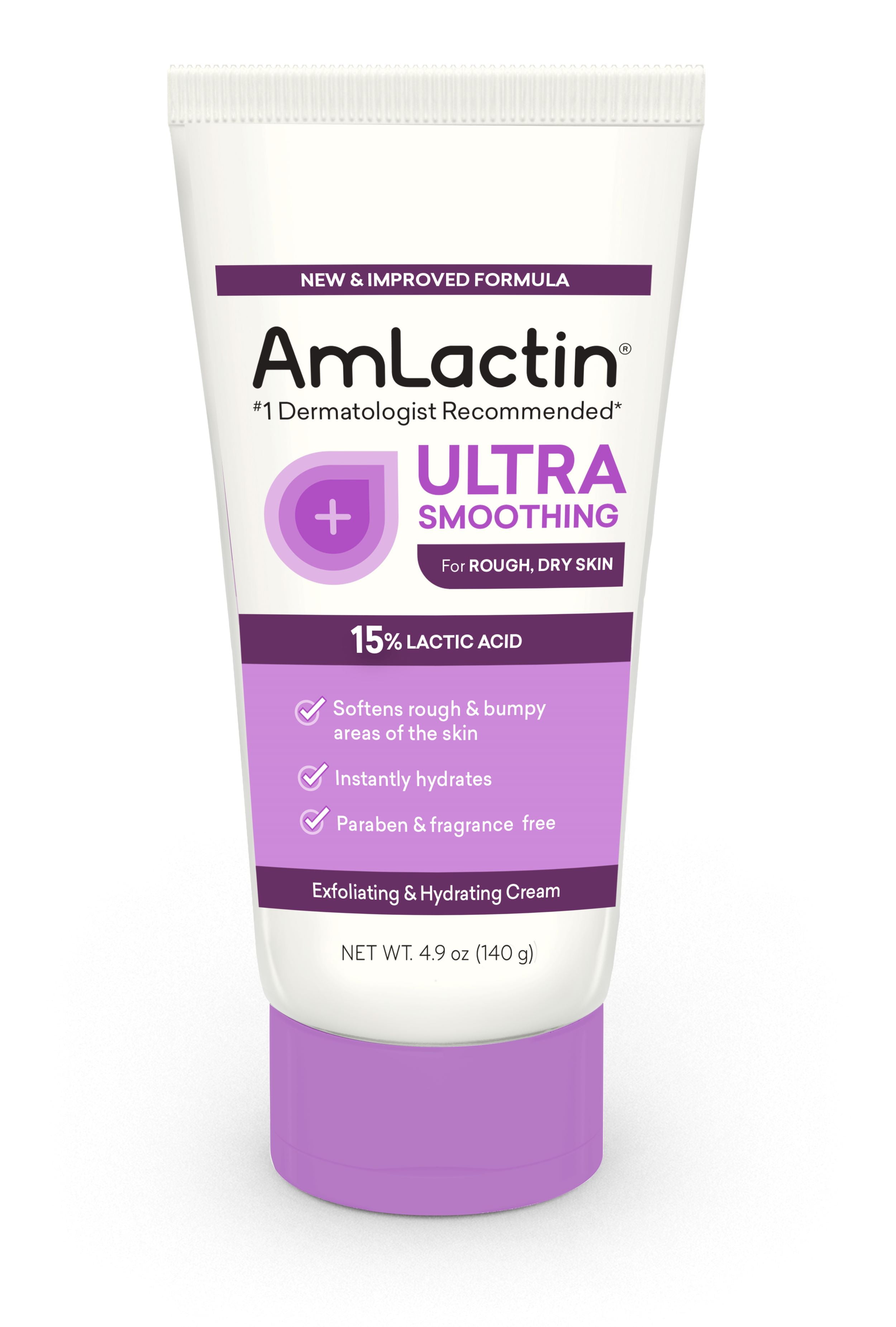 AmLactin Ultra Smoothing Intensely Hydrating Cream, 4.9 ounce Tube