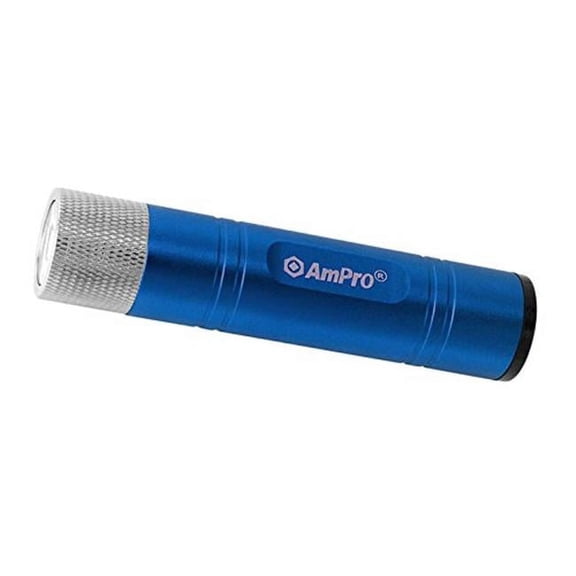 AmPro T23706 Mobile Charger with Flashlight - 2200mAh, Blue