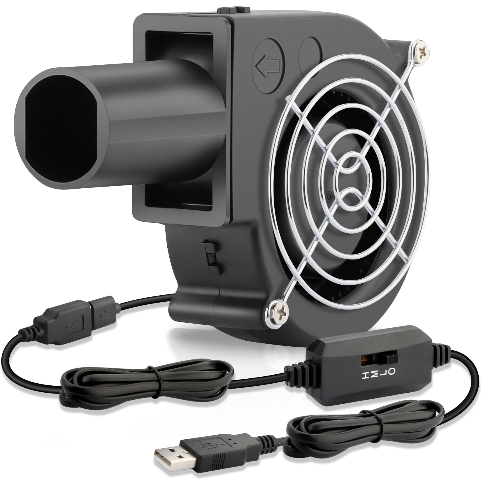AmRunJe USB Blower Fan SSF20 97mm x 33mm 5V Cooling DC Brushless ...