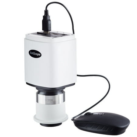 AmScope 1080p Full HD HDMI Microscope Camera for Nikon Microscopes New