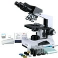 thumbnail image 1 of AmScope 1600x Professional Biological Microscope + 50 Slides + 100 Coverslips New, 1 of 4
