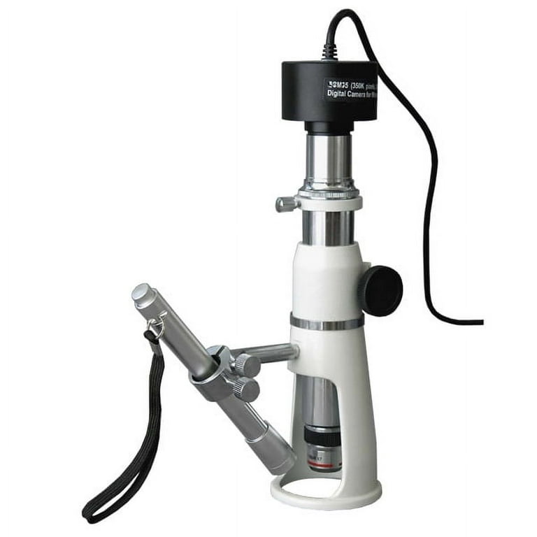 100X Pocket Microscope Adjustable Reading Illuminant Magnifier