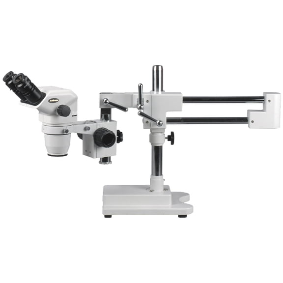 AmScope 2X-180X Professional Boom Stereo Microscope w/ Focusable Eyepieces New