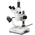 thumbnail image 1 of AmScope 3.35X-45X Ultimate Trinocular Zoom Microscope with Two Lights New, 1 of 4