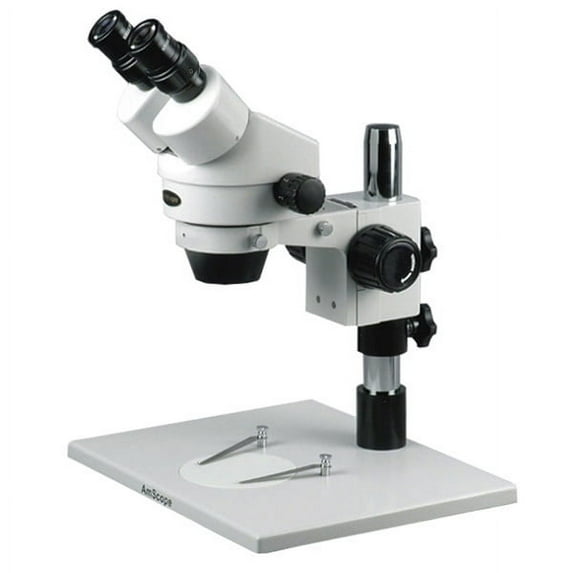 AmScope 3.5X-45X Stereo Inspection Microscope with Super Large Stand New