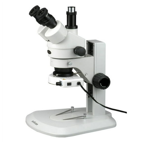AmScope 3.5X-45X Super Widefield Stereo Zoom Microscope with 80-LED New