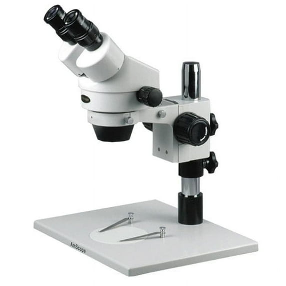 AmScope 3.5X-90X Stereo Inspection Microscope with Super Large Stand