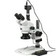 thumbnail image 1 of AmScope 3.5X-90X Zoom Stereo Microscope w 5MP Camera + 144-LED 4-Zone Light New, 1 of 4