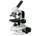 thumbnail image 1 of AmScope 40X-1000X Cordless LED Metal Frame C&F Compound Microscope w Top & Bottom Lights New, 1 of 4
