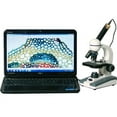 thumbnail image 1 of AmScope 40X-1000X Glass Optics Student Compound Microscope + USB Camera, 1 of 4
