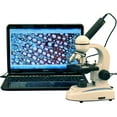 thumbnail image 1 of AmScope 40X-1000X Metal Frame Glass Optics Digital Student Microscope + 2MP USB Imager New, 1 of 4