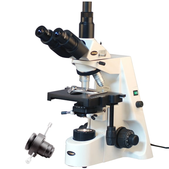 AmScope 40X-1500X Professional Infinity Plan Kohler Trinocular Darkfield Microscope New