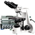 thumbnail image 1 of AmScope 40X-1500X Professional Infinity Plan Phase Contrast Kohler Compound Microscope New, 1 of 4