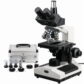 AmScope 40X-1600X Phase Contrast Doctor Veterinary Trinocular Compound Microscope
