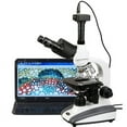thumbnail image 1 of AmScope 40X-2000X Biological Compound LED Microscope + 5MP Digital Camera New, 1 of 4