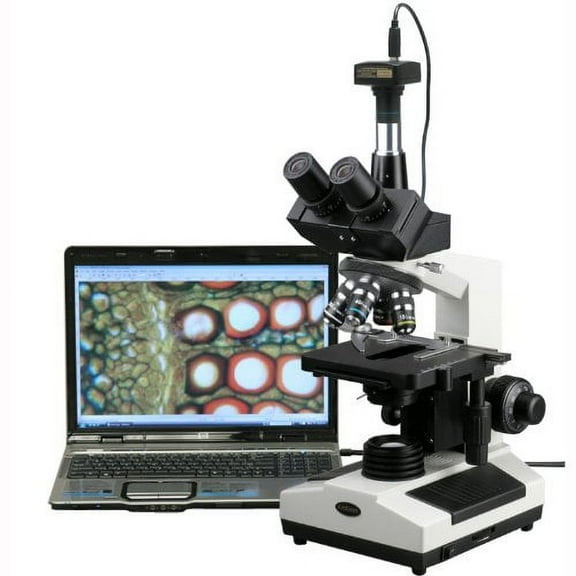 AmScope 40X-2000X Doctor Veterinary Clinic Biological Microscope + 3MP Digital Camera New