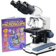 thumbnail image 1 of AmScope 40X-2000X LED Lab Binocular Compound Microscope w 3D Stage + Activity Book, 1 of 4