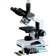 AmScope 40X-2000X LED Trinocular Biological Compound Microscope New