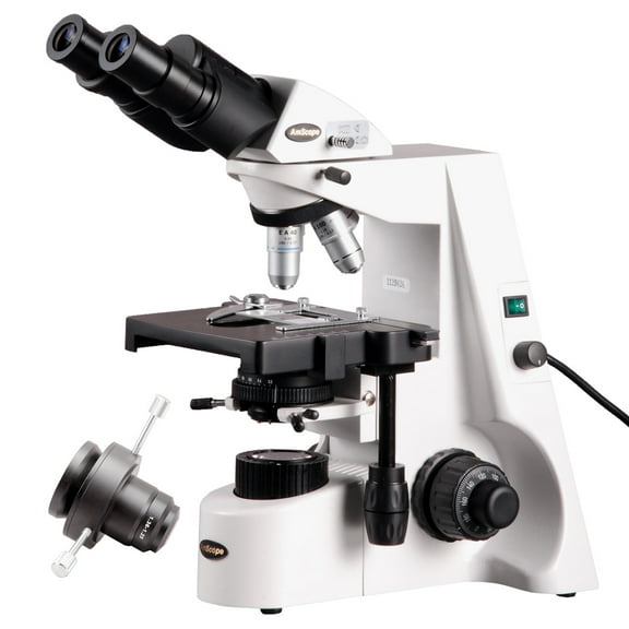 AmScope 40X-2000X Professional Infinity Kohler Binocular Darkfield Microscope New