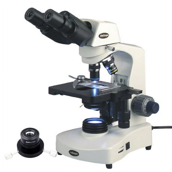 AmScope 40X-2000X Siedentopf Binocular Darkfield Compound Microscope New