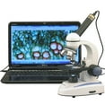 thumbnail image 1 of AmScope 40X-400X Biology Science Metal Glass Student Microscope + 2MP USB Digital Imager New, 1 of 4