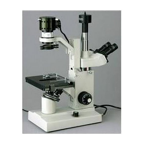 AmScope 40X-640X Inverted Tissue Culture Microscope + USB Camera New