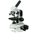 thumbnail image 1 of AmScope 40X-800X Cordless LED Metal Frame C&F Compound Microscope w Top & Bottom Lights New, 1 of 4