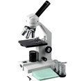 thumbnail image 1 of AmScope 40X-800X Student Compound Microscope Plus Digital Camera Imager, 1 of 9