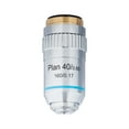 thumbnail image 1 of AmScope 40X Plan Achromatic Objective Lens with Knurled Ring New, 1 of 1